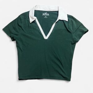 Hollister Co. Women's Green Polo-shirts